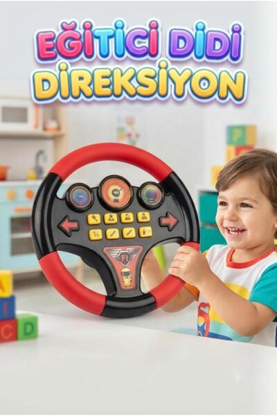 Tıfıl Toys Eğitici Sesli Direksiyon – Minik Sürücülerin Eğlenceli Yol Arkadaşı!