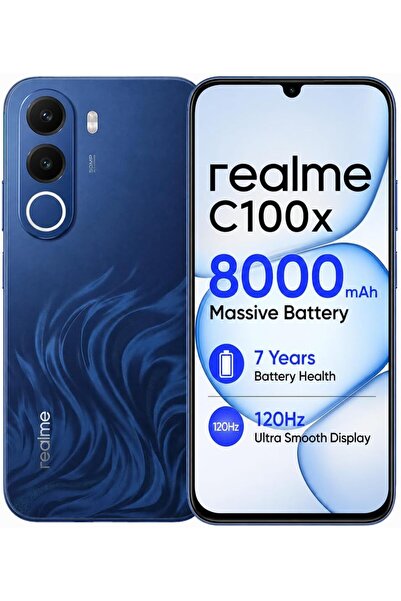 realme C100x 4G Smartphone Dual SIM, Mobile Phone 4GB, 256GB Storage, 50MP Ca...