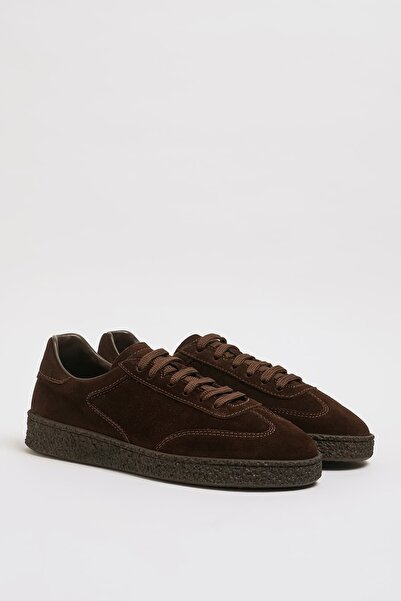 Faruk balkanas Mael Model Genuine Suede Leather Rubber Sole Sneaker Shoes