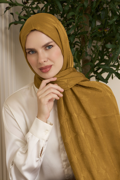 Rora Flowy Serapi Patterned Premium Women's Scarf / Shawl