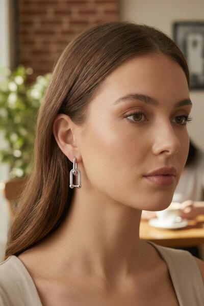Generic Brand Silver Color Vip Series Tifani Zircon Stone Women's Earrings