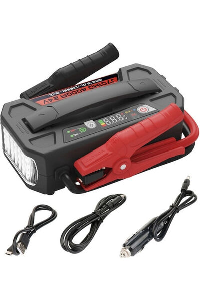 Lokithor J701HD Φορητός Εκκινητής Μπαταρίας Αυτοκινήτου 56000mAh με Power Ban...