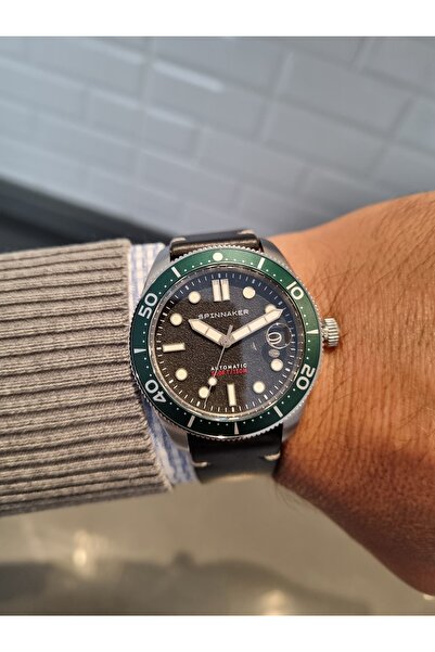 SPINNAKER Automatic- Black Dial Sapphire Glass Seiko Movement, 15 Atm Water R...