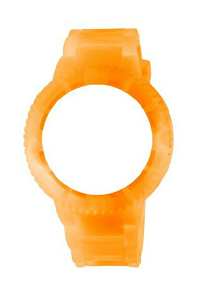 Other WATX & CO Λουράκι από καουτσούκ Πορτοκαλί 43mm