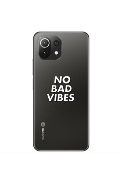 Other Xiaomi Mi 11 Lite No bad vibes Transparent Silicone TPU Θήκη