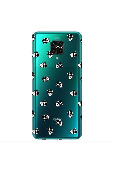 Other Xiaomi Redmi Note 9S Small Pandas Transparent Silicone TPU Θήκη