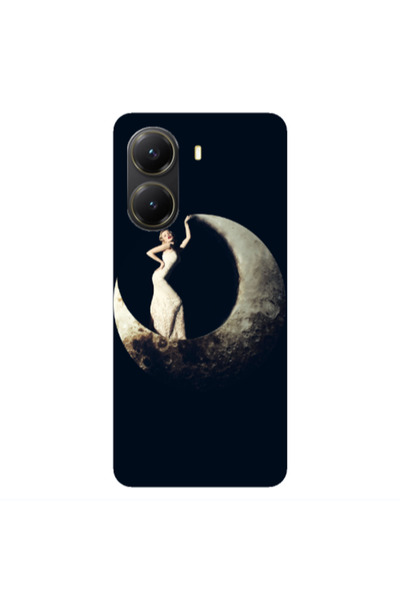 Other Xiaomi Poco X7 Pro Woman in moon Transparent Silicone TPU Θήκη