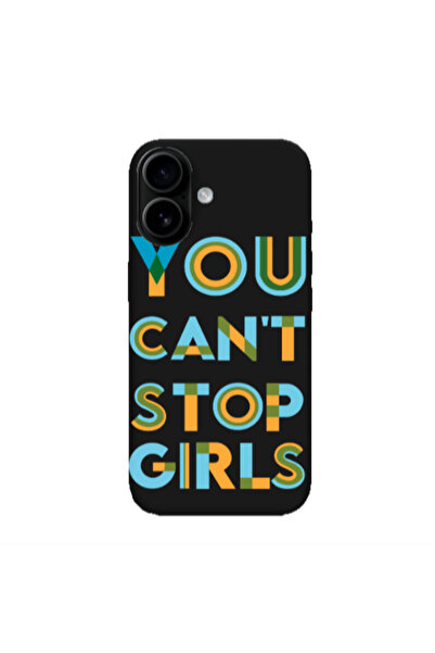 Other Apple Iphone 16 plus You Cant Stop Girls Black Colored Silicone TPU Θήκη