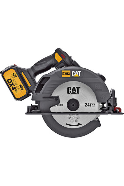 cat games CAT Δισκοπρίονο Χωρίς Ψήκτρες 18V Solo με Σύστημα Απορρόφησης Σκόνης