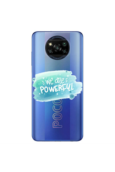 Other Xiaomi Poco X3 /X3 Pro We are Powerful Transparent Silicone TPU Θήκη