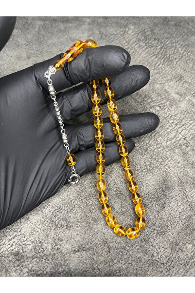 Mos Tespih High-End Collectible Special Design Fire Amber Prayer Beads