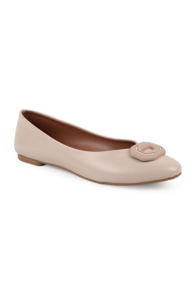 LBR Women's Babet Classic Slip-On Geometric Buckle Mother Shoes Faux Leather ...