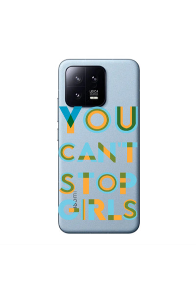 Other Xiaomi Mi 13 5G You Cant Stop Girls Transparent Silicone TPU Θήκη