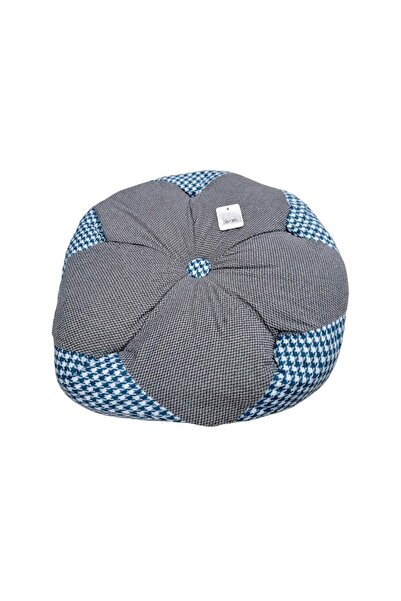 Tradesor Μαξιλάρι καρέκλας Πουφ - 50cm - 720186 - Grey/Blue