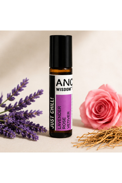 OEM Roll-On Aromaterapie Just Chill 10 ml – Lavandă, Trandafir & Vetiver | Re...