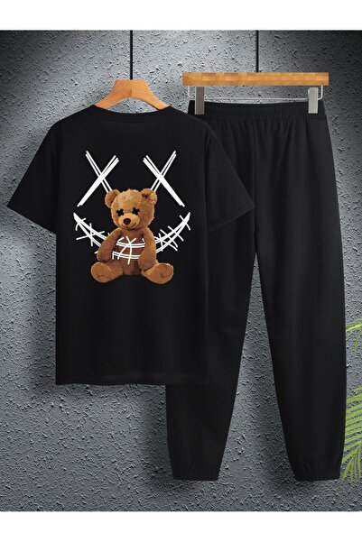 ship master Summer Collection New Arrival T-Shirt & Shorts Set Printed Patter...