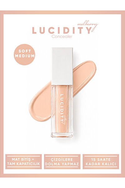 Melberry Lucidity Liquid Concealer - Kapatıcı - Soft Medium - Kusursuz Kapatı...