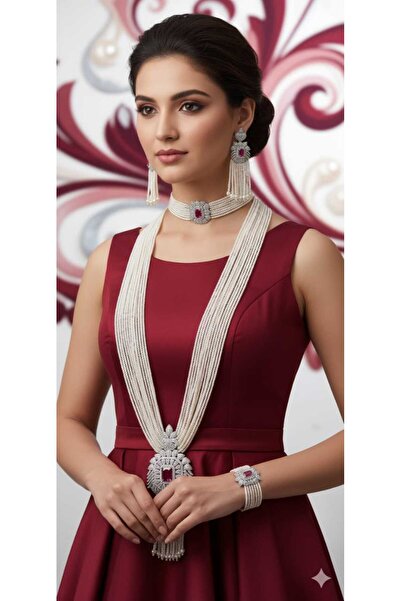 Generic Smoky Gray Pearl Jewelry Set - a True Touch of Luxury