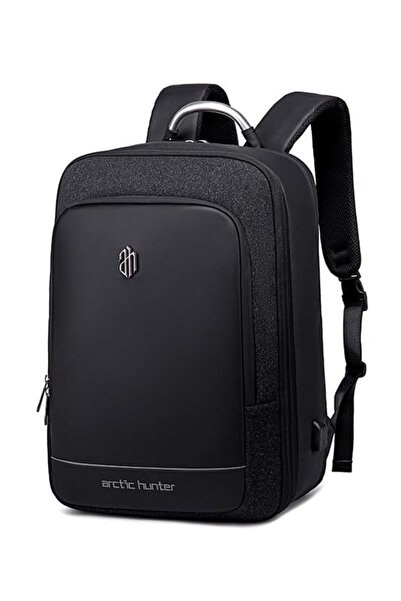 Arctic Hunter τσάντα πλάτης B00227L με θήκη laptop 17", 41L, USB, μαύρη