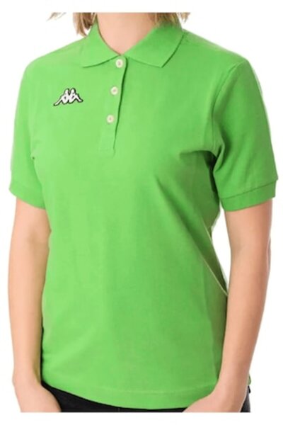 Kappa Tricou polo de damă 100% bumbac pique cu logo, Kappa, Logo Sharas Wss, ...