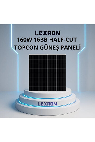 Lexron 160W 32 CELL 16BB HALF-CUT TOPCON GÜNEŞ PANELİ