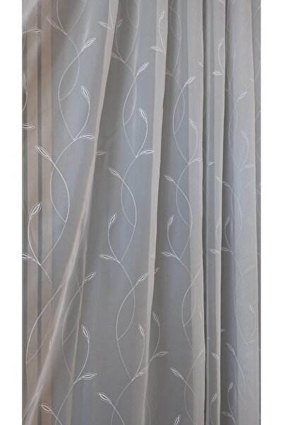 Arasya Home Design Perdea Opacă Crem cu Broderie