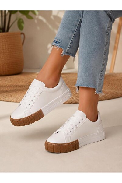 Crash Women's Daily White Walking Shoes 14416