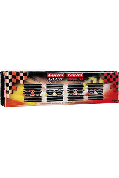 Carrera Set de extensie GO cu 3 șine pentru vârstele de 8+ ani