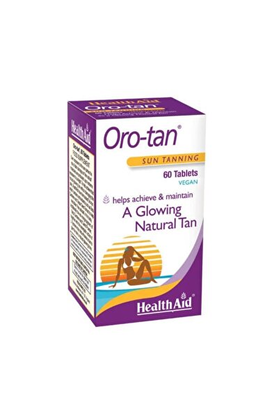 Health Aid Oro-tan Συμπλήρωμα Διατροφής για Λαμπερό και Μαυρισμένο Δέρμα 60 τ...