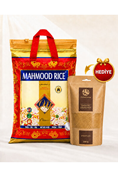 Mahmood Rıce Basmati 1121 Sella Pirinç 4 Kg + Promar Kepse Baharat 250 G Hediye