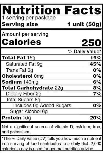 MRS TASTE Cookie'wich with 10g protein, On the Go Protein Cookie with No Added Sugars, Gluten Free, Great Tasting Snack (PACK OF 10, COOKIES AND CREAM)