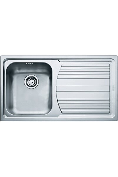 Franke Logica LLX 611 Λείος Ανοξείδωτος Νεροχύτης Inox Ποδιά δεξιά 45cm