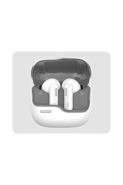 TCH Wireless Ear Buds, L40 Wave ANC, Bluetooth 5.4, 10 m Range - White