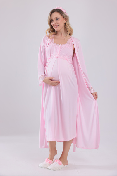 Yulem Homewear مجموعة من قطعتين من ملابس النوم والقمصان الداخلية للحوامل من ا...