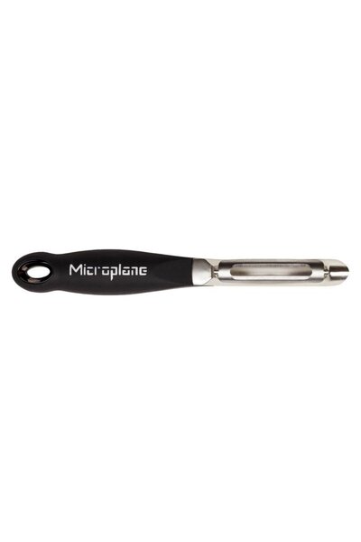 Microplane Aparat de curatat legume Microplane, negru, 18.5x2.5cm