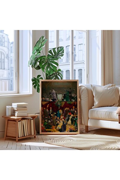 Pegziz George Bellows Tabloul Drumul Scamelor |   Peisaj de iarnă, poster art...