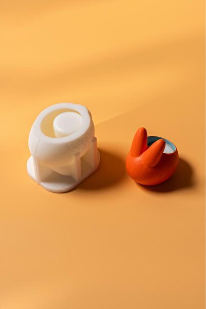 rufus concept Tavşan Tealight Silikon Mumluk Kalıbı