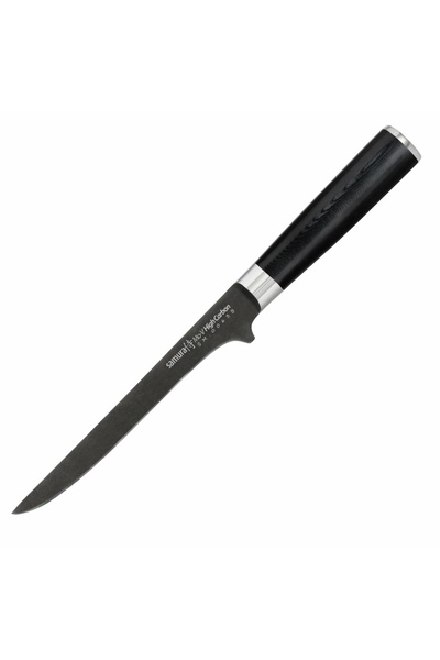 Samura Cutit dezosare, Samura, Otel, 165 mm, Negru