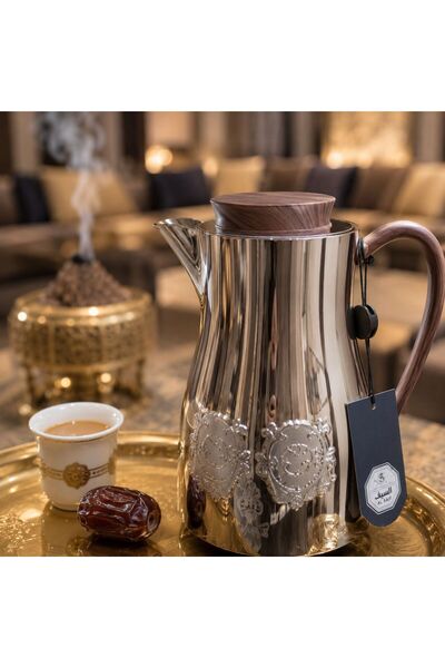 laverahome طقم ترامس أوركيد فاخر – فضي – 1+1 لتر | لافيرا هوم |
