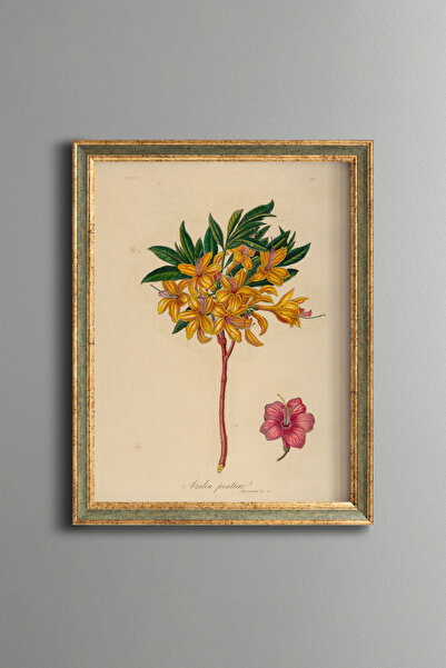 epiqart Azalea Pontica - Vintage Patterned Table - Slim Model