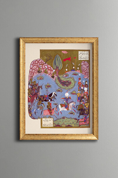 epiqart The Battle at Lipova - Vintage Patterned Painting - Fine Model
