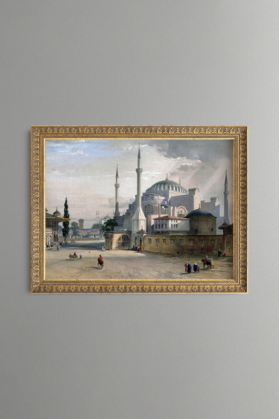 epiqart Hagia Sophia - Vintage Patterned Painting - Fine Model