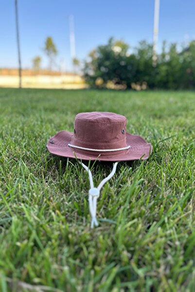 Mollycrush Premium Hiking Hat Foldable |   Burgundy Unisex Safari Windproof D...