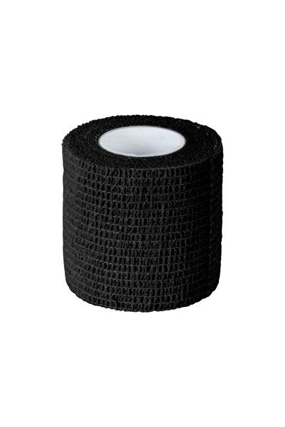 KİNE TAPE Kendinden Yapışkanlı Elastik Coban Cohesive Bandaj 5cmx4.5m Siyah