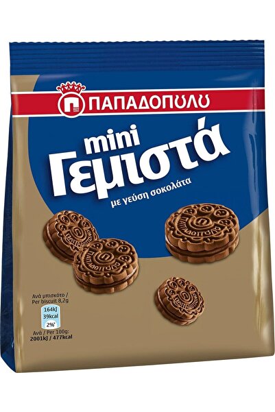 OEM Μίνι Μπισκότα Γεμιστά με Σοκολάτα 90γρ