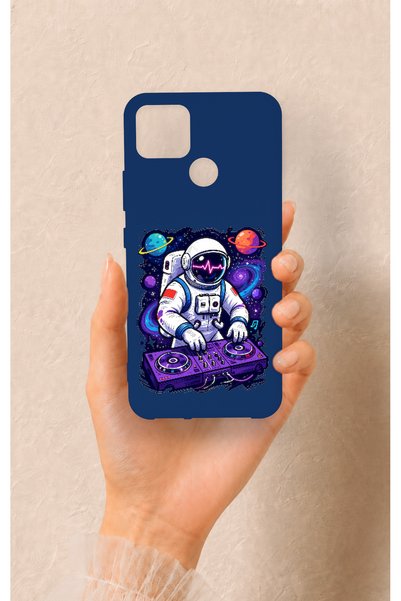 Vip Case Realme C25 Compatible Astronaut Dj Patterned Silicone Case