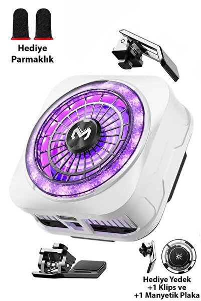 Memo CX21 18W Manyetik Telefon Soğutucu RGB Işıklı Yarı İletken Buz Soğutmalı...
