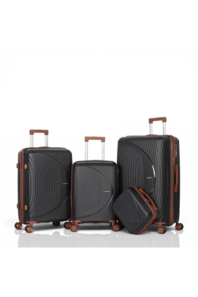 AVIATOR Aviator Brand 4 Piece Luggage Set - Durable Polypropylene Travel Bags