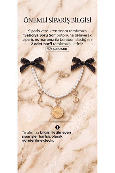 BLC Basic Line Co. Harfli Damat Çeyreklik Yaka İğnesi ( Kişiye Özel İstenilen Harflerde )