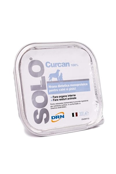 Solo Hrană pentru câini, Solo, conservă monoproteică, carne de curcan, 300 g
